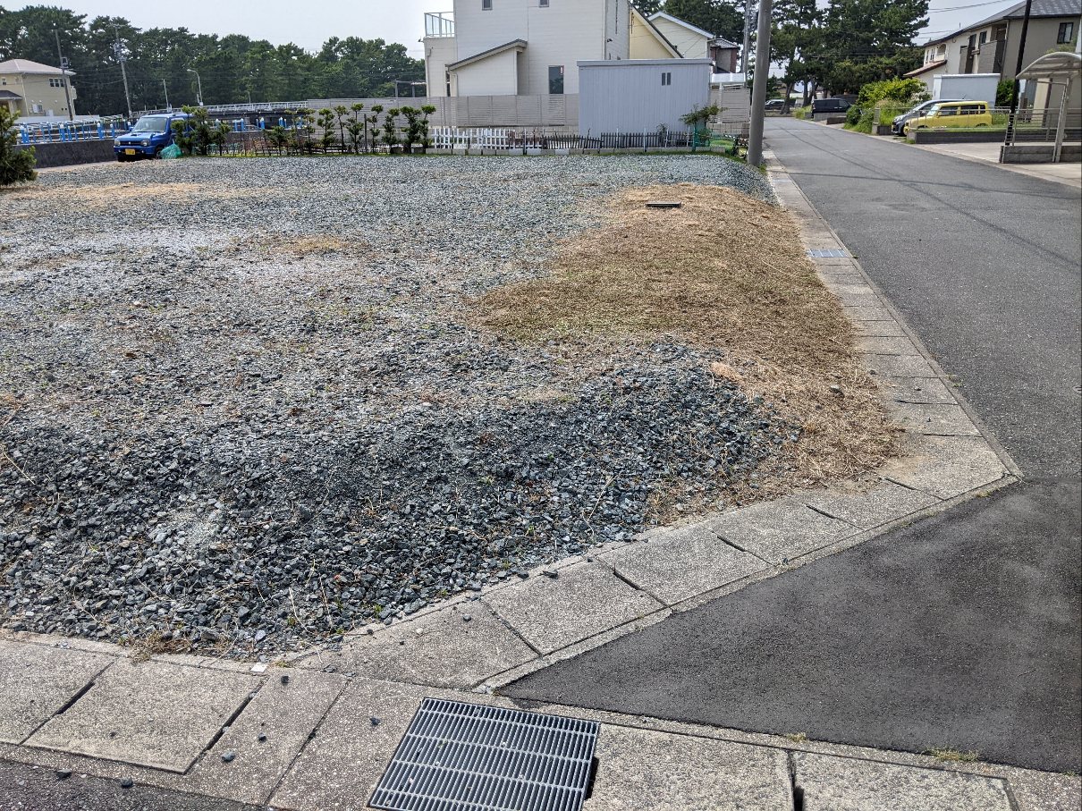 弁天島 空き地 草刈り