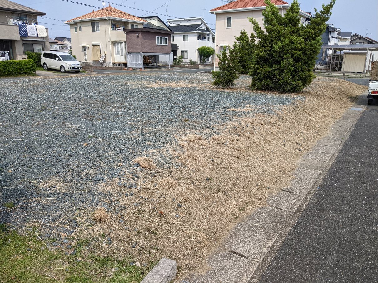 弁天島 空き地 草刈り